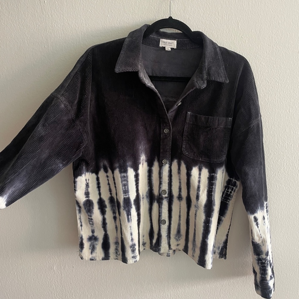 Tie Dye Corduroy Jacket